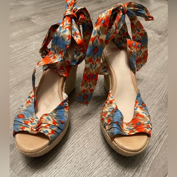 Ugg Beachy Wedges Size 10 - Picture 3 of 7